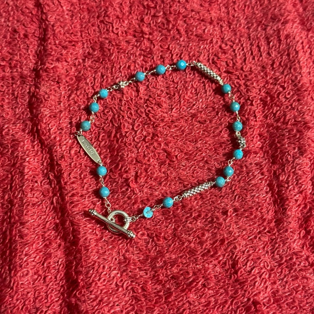 Lagos Caviar Icon Ultramarine Beaded Bracelet
